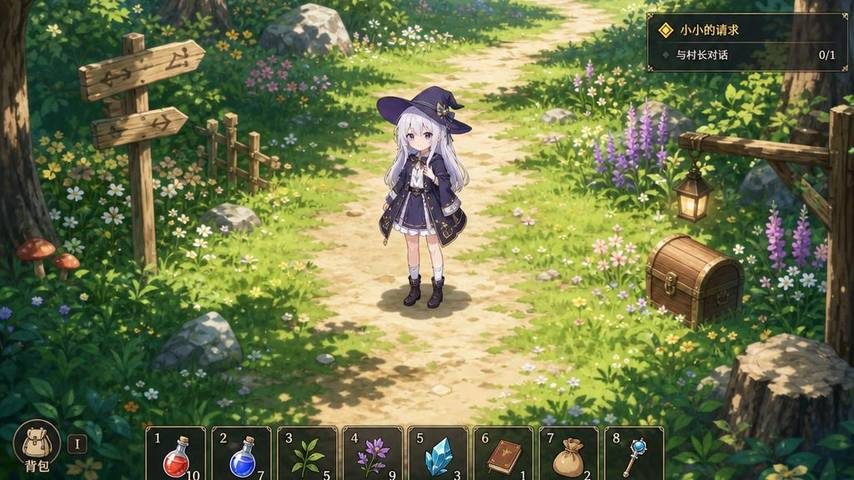 魔女秘药 角色养成 演示图 1