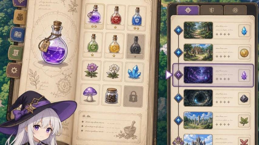 魔女秘药 任务推进 场景图 6