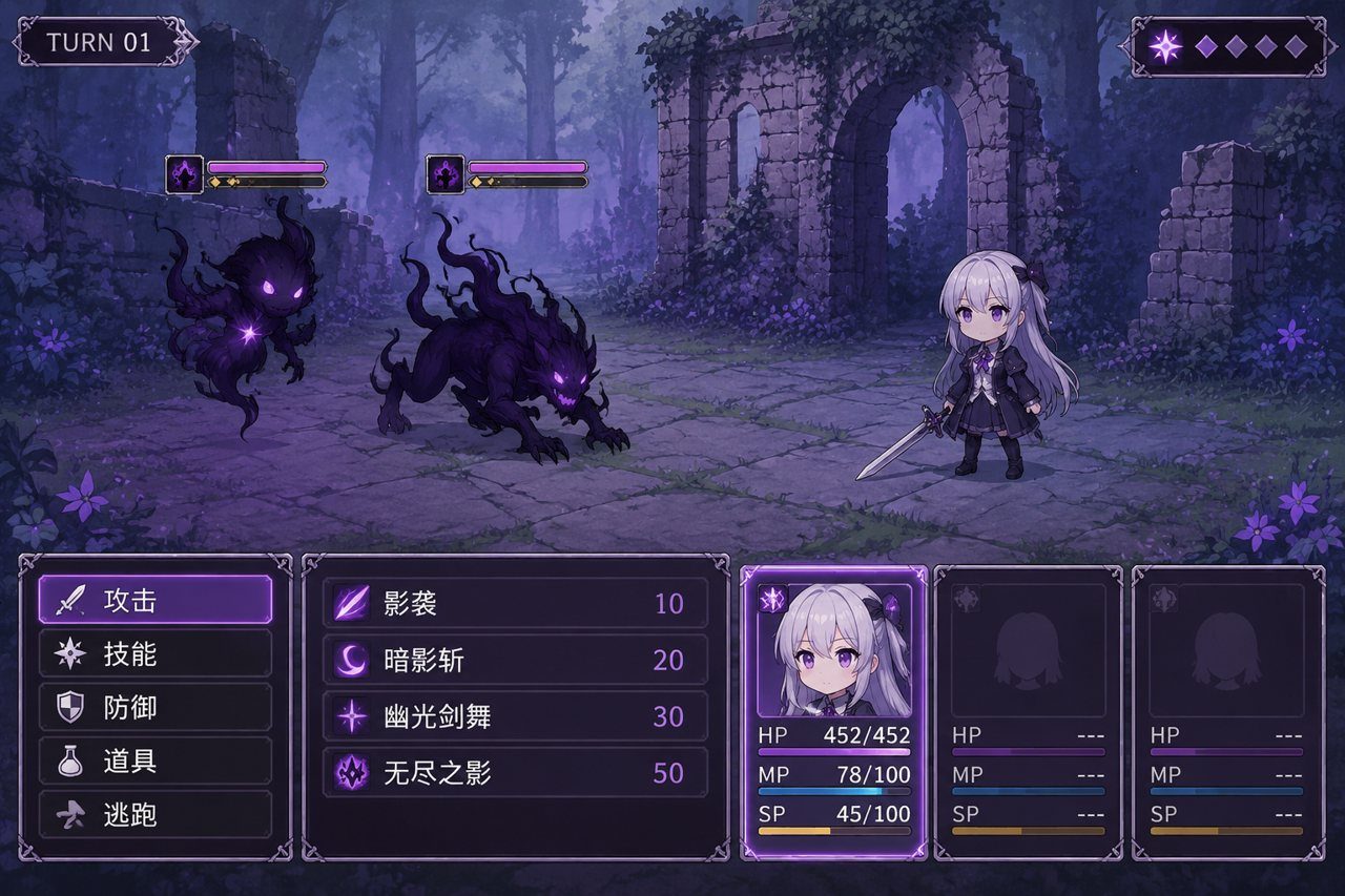 光与影的二重身 日式奇幻RPG 实机截图 8