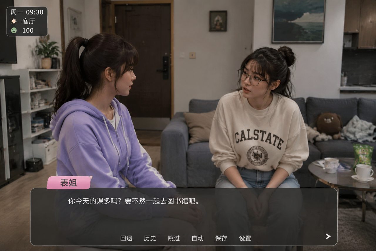 我的可爱表姐 角色互动 预览图 7