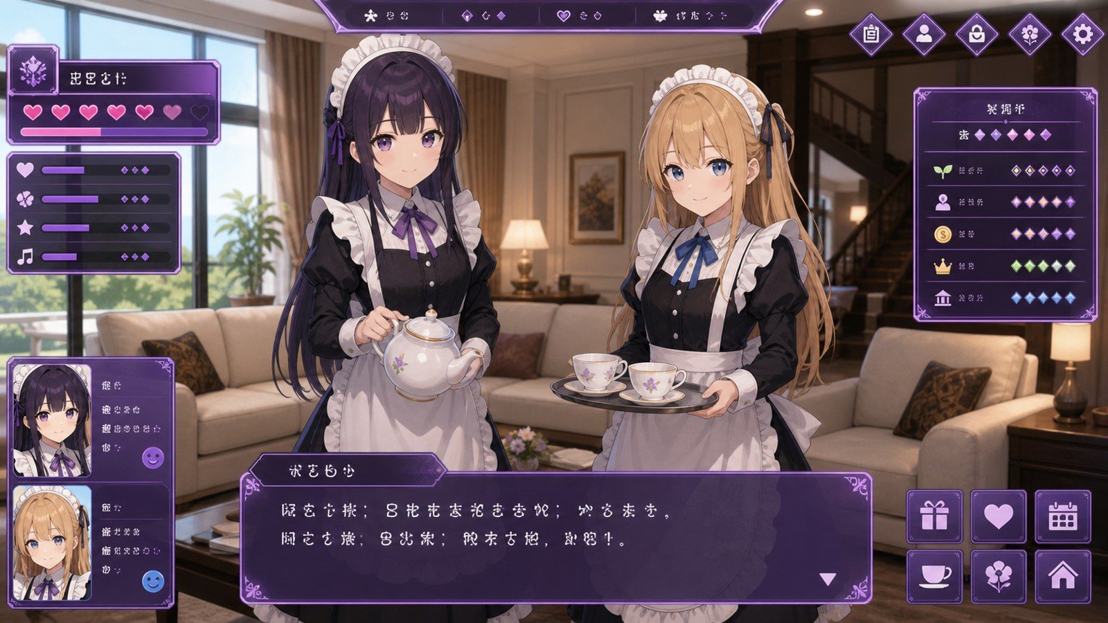 姊妹的侍奉 操作界面 演示图 4